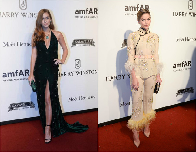Marina Ruy Barbosa, Isabella Santoni, amfAR Gala Marina Ruy Barbosa, Isabella Santoni, amfAR Gala